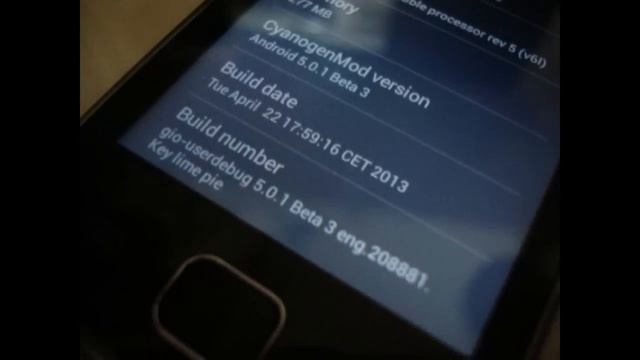 [ROM] Android 5.0.1 Beta 3 by 208881 on Galaxy Gio смотреть онлайн