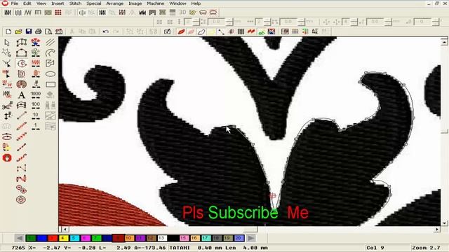 Wilcom Embroidery Designs || Embroidery Machine Design || Embroidery Work-9 смотреть онлайн