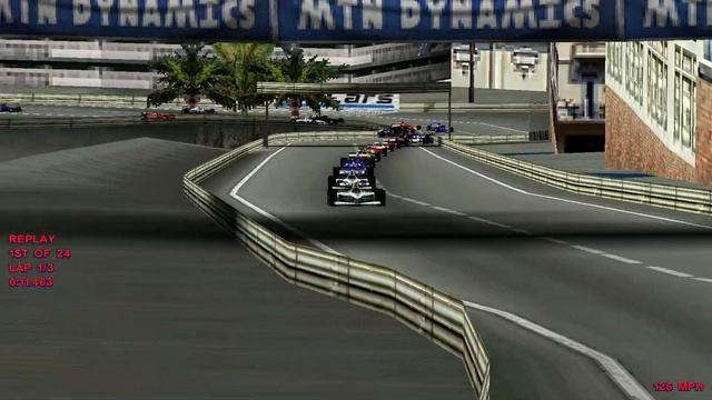 FIA's F1 PC Monaco test смотреть онлайн