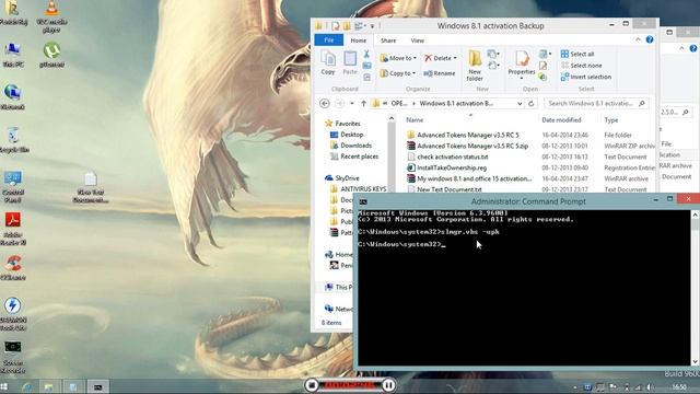 8.1 Activation Restore from Backup смотреть онлайн