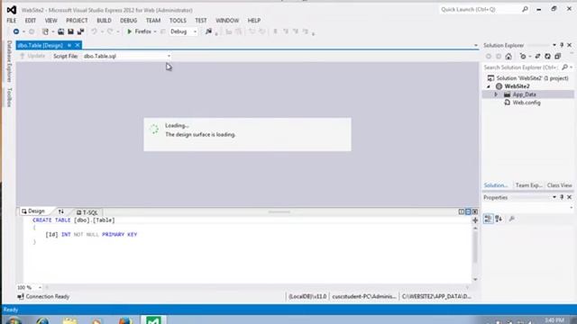 Create Database In Visual Studio Express 2012 смотреть онлайн
