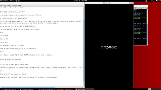 Android emulator kali linux смотреть онлайн