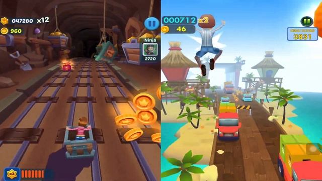 Subway Princess Runner VS Hoverboard Rush - WHICH GAME IS THE BEST??? Android/iOS Gameplay HD смотреть онлайн