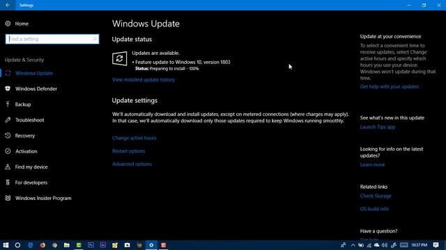 Windows 10 version 1803 Spring Update 2018 May 2 - Vietcarto смотреть онлайн