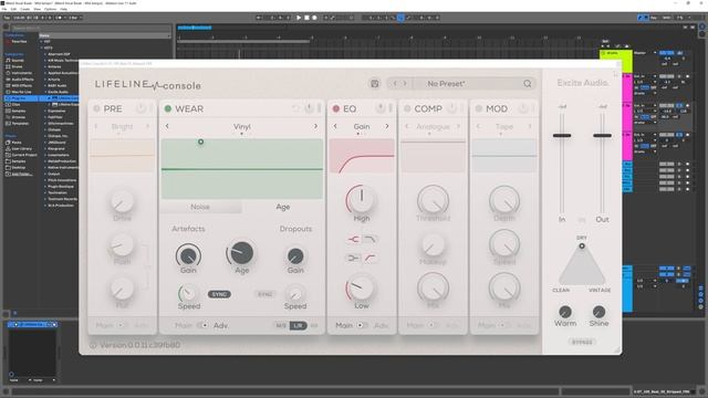 Generate Rhythmic Artefacts with Lifeline Console by Excite Audio смотреть онлайн