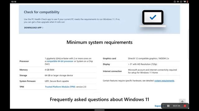 Microsoft Windows 11 compatibility check in 3 mins|| Key features|| Window 11 download and updates смотреть онлайн