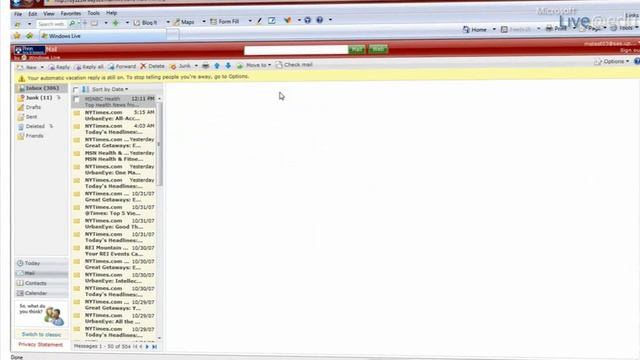 Windows Live Hotmail - Security Features смотреть онлайн