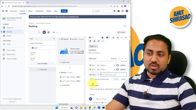 JIRA - Creating Backlog Items and Creating Custom Issue Types смотреть онлайн