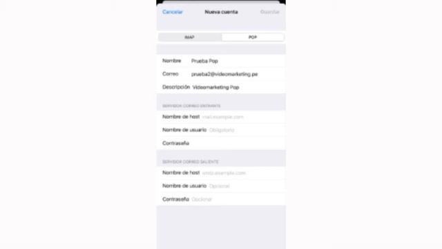 Configurar Correo en Mail iPhone (POP3) смотреть онлайн
