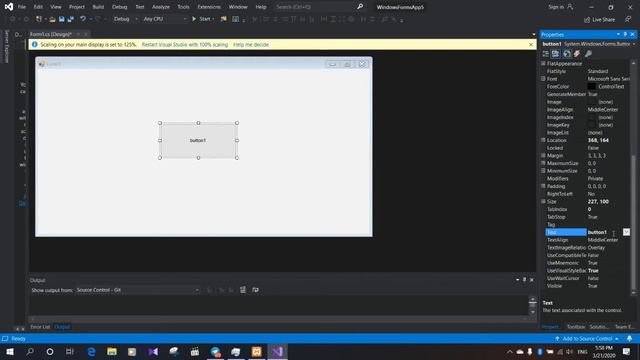 C# with Visual Studio - How to get a new form window with a button click смотреть онлайн