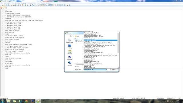 How to lock files on windows 7 (No other software needed) смотреть онлайн