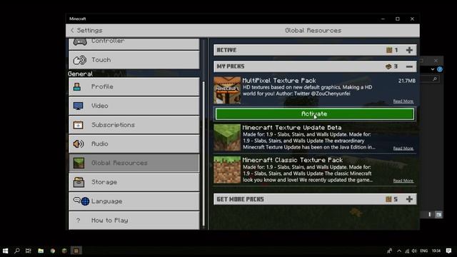 Tutorial Cara Memasang Resource Packs MCPACK/ZIP di Minecraft Windows 10 dengan MUDAH!! смотреть онлайн