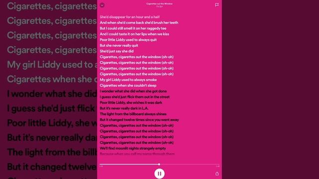 * cigarettes out the window * (lyrics)* (tv girl) @carsiaa*carsia смотреть онлайн