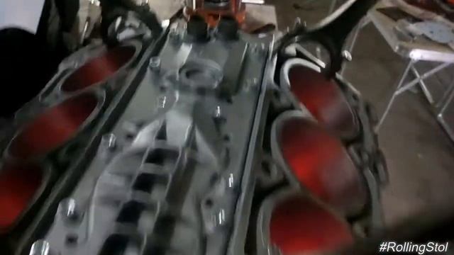 Стол из двигателя V12 S600