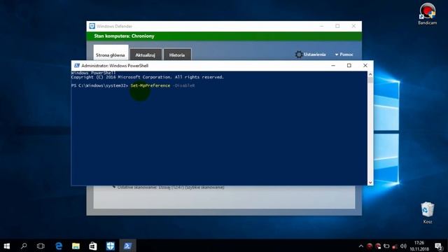 Windows10 Defender - PowerShell смотреть онлайн