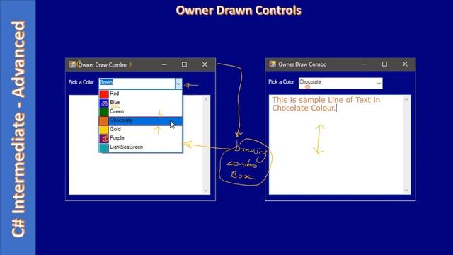C# Owner Draw | Part 2 - About the Example | C# Advanced #188 смотреть онлайн