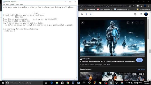 How To Change Desktop Background Windows 10 смотреть онлайн