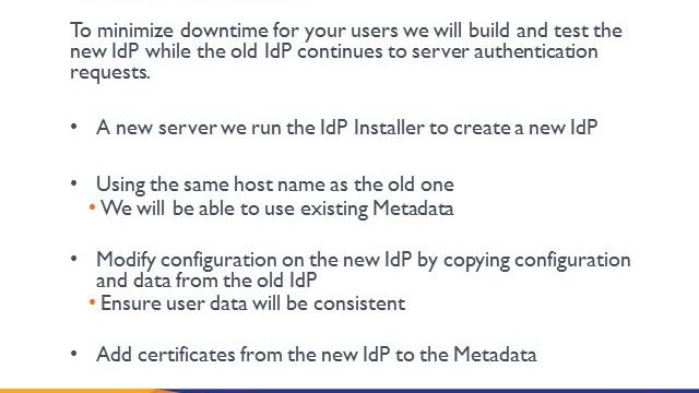 IdPv3 Upgrade 02 Strategy and Planning смотреть онлайн