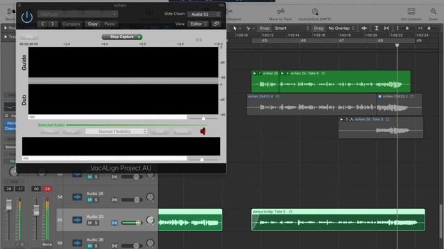 Vocalign Project AU in Logic pro X смотреть онлайн