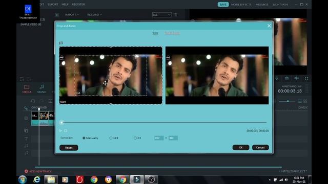 How to crop and zoom in Filmora смотреть онлайн