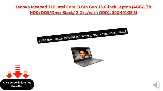 Lenovo Ideapad 320 Intel Core i3 6th Gen 15.6-inch Laptop смотреть онлайн