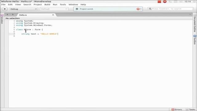 Winform C Programming Multiplatform : Hello World смотреть онлайн