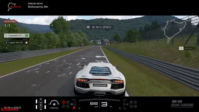GranTurismo Sport VR | Lamborghini Aventador LP 700-4 Nurburgring | PS VR G29 смотреть онлайн