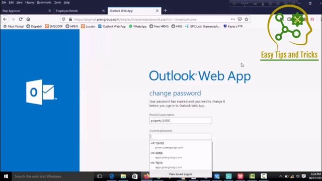 How To Change Exchange Mail Password From Webmail Or OWA