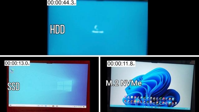 HDD vs SSD vs NVMe Windows Boot Time Speed Comparison 2022 смотреть онлайн
