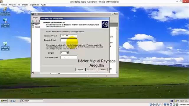 Practica 6 Instalación del servicio DHCP en Windows Server 2003 смотреть онлайн