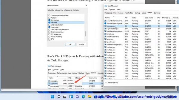 Check If Process Is Running with Admin Rights on Windows 11