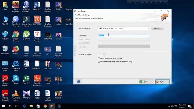 How to burn a CD DVD by nero express (520p).mp4 смотреть онлайн