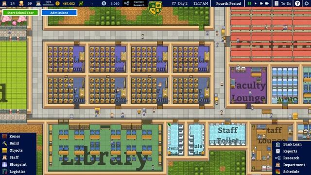 Academia School Simulator - Part 22 - FIXING ALL THE BROKEN смотреть онлайн