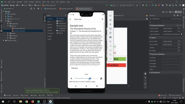 Android Studio SK/CZ Tutoriál - sp VS dp смотреть онлайн