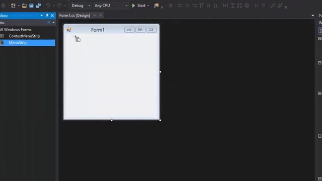C# _ How to Create Menu Bar _ Visual Studio 2015 смотреть онлайн