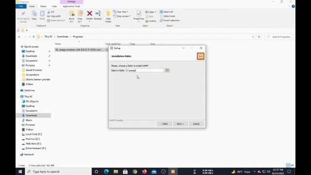 how to install xampp server on windows 10 64 bit смотреть онлайн