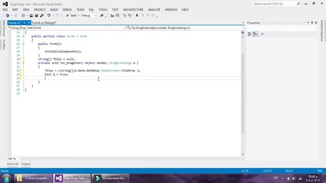 How To Create Program [ Drag and Drop Text Using Csharp/WinForms ] in C#/WinForms смотреть онлайн