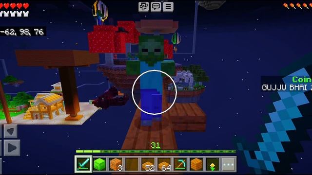 Humko Mila Jaadui wood Minecraft Sky block mein (s2) #14 смотреть онлайн