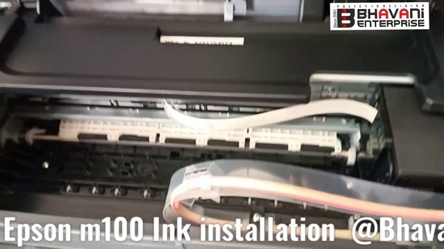 Epson M100 M105 INK Installation And Ink Charge @Bhavaniprinterwala смотреть онлайн