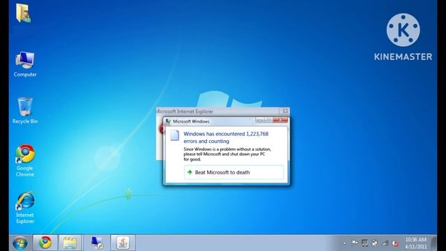 Windows 7 Crazy Error Preview!!!! смотреть онлайн