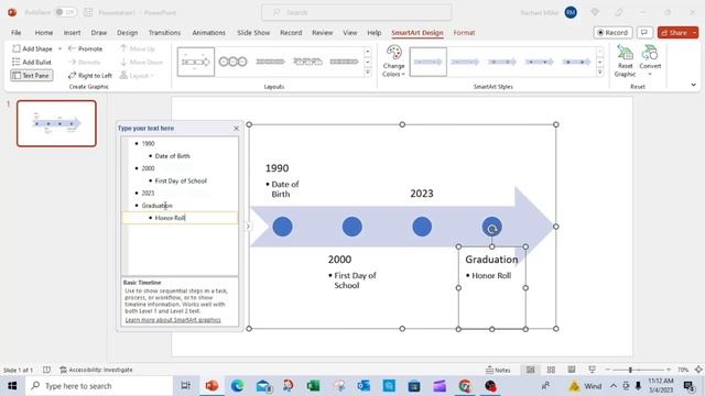 How to create a basic timeline in PPT | Step by Step | Windows 11 смотреть онлайн