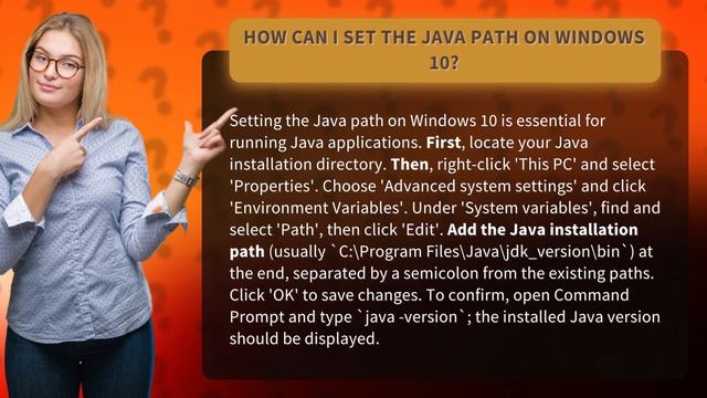 How Can I Set the Java Path on Windows 10? смотреть онлайн