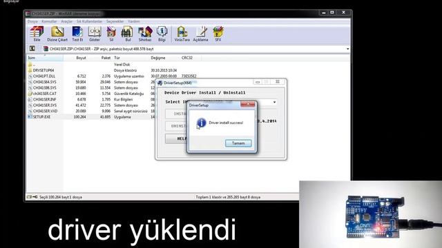 Klon Arduino UNO Driver Nasıl Yüklenir? (CH340 Çipli) смотреть онлайн