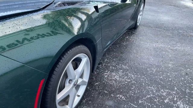 2014 Chevrolet Corvette Stingray 1LT Coupe Green 6.2l V-8 смотреть онлайн