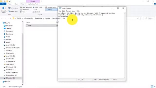 04. Getting Started With Batch Script | Batch | cmd | Paradox смотреть онлайн