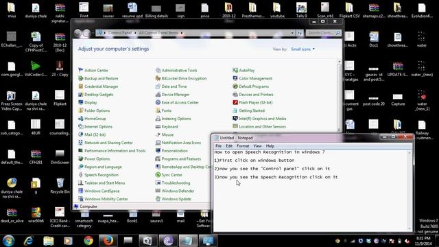 how to open speech recognition in windows 7 смотреть онлайн
