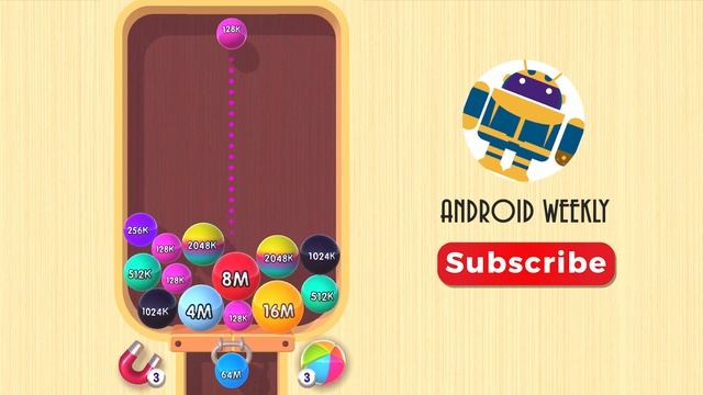 2048 Balls 3D - Unlock 32M 64M Balls | 2048 Games | Android Weekly смотреть онлайн