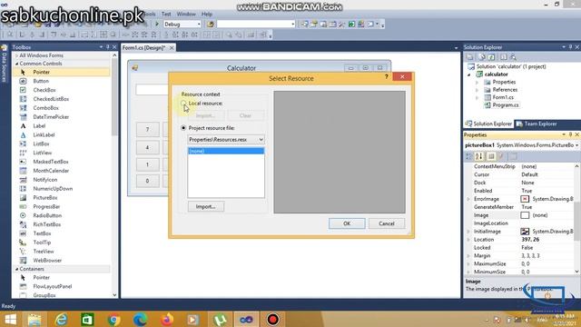 Visual Studio c sharp calculator project insert image смотреть онлайн