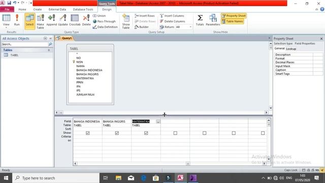 TUTORIAL MEMBUAT QUERY DI MICROSOFT ACCESS 2010 (DATABASE) смотреть онлайн