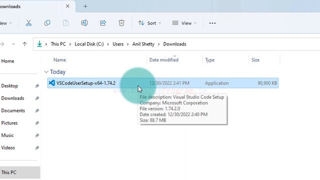 Windows 11 Laptop Computer में Visual Studio Code Download and Install कैसे करें ? смотреть онлайн